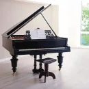 a piano in a house